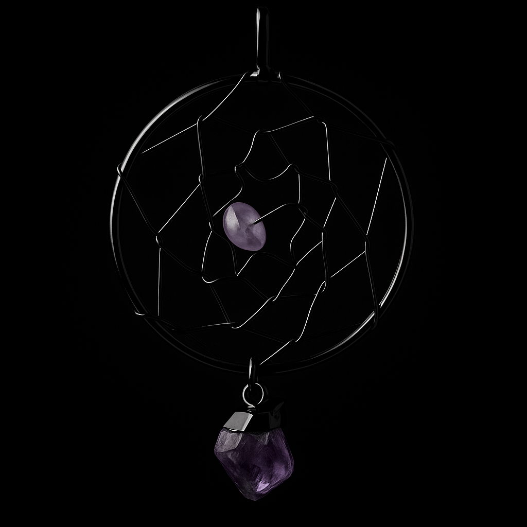 Crystal Net Pendant #130.1