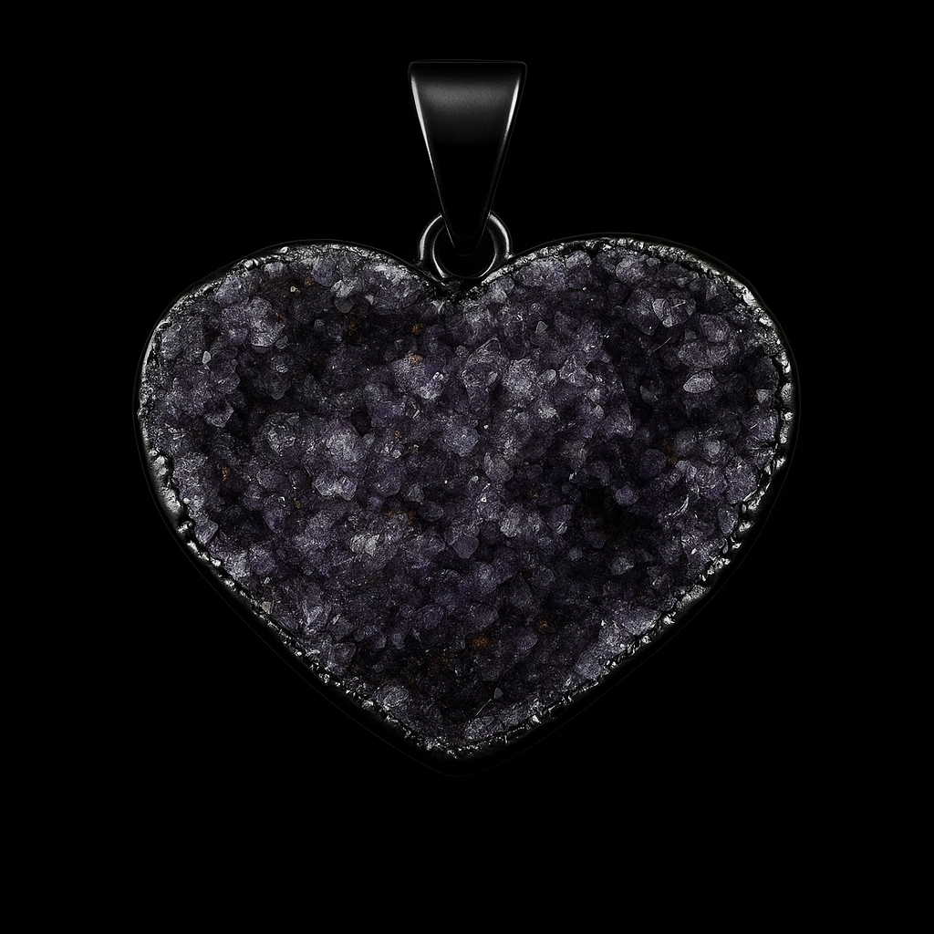 (Large) Amethyst Heart Druse #79.1