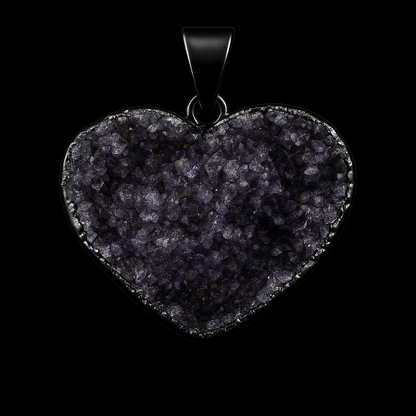 (Large) Amethyst Heart Druse #79.1