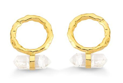 double terminated Point Earring #1528.1