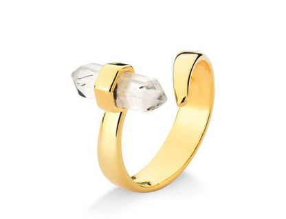 double terminated Point Ring #2 #519.1