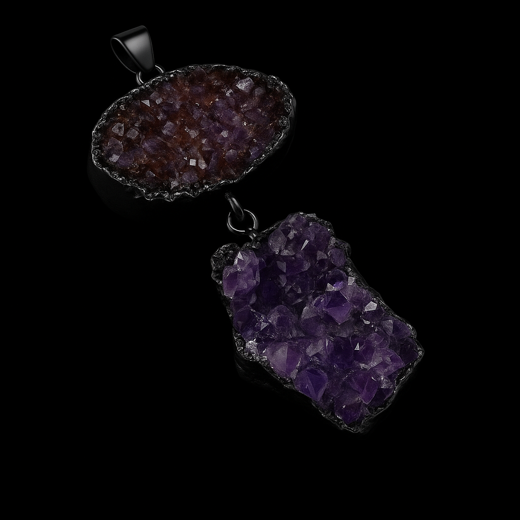 Double Amethyst Pendant #4.1