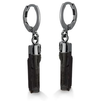 Black Tourmaline Earring #1540.1