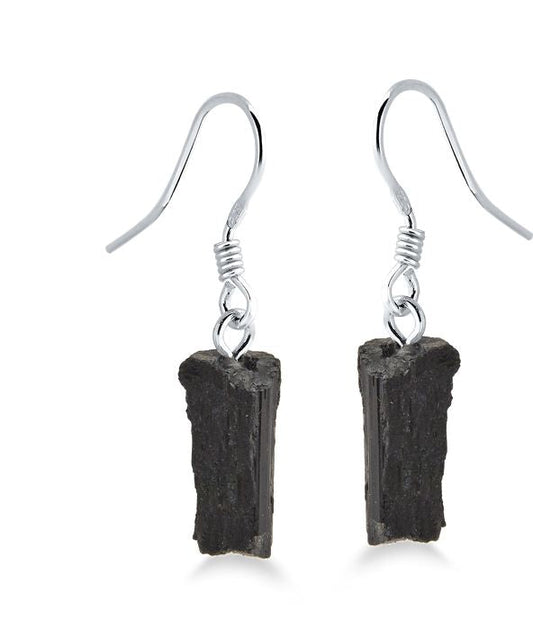 Black Tourmaline Earring #S02