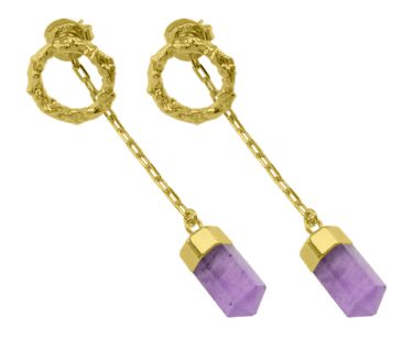 Chained Point Earring #1513.1