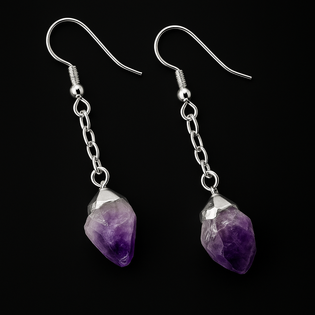 Rough Stone Earring #1504.1