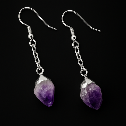 Rough Stone Earring #1504.1