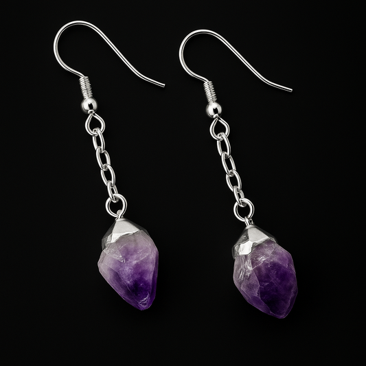 Rough Stone Earring #1504.1