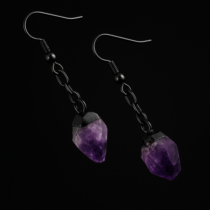 Rough Stone Earring #1504.1