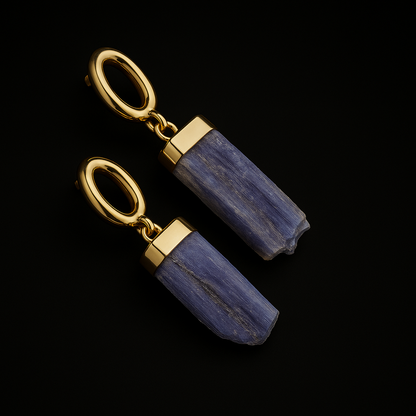 Selenite or Cianite Earring #1511.1