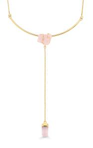 Double Crystal Ended Necklace #2064.1