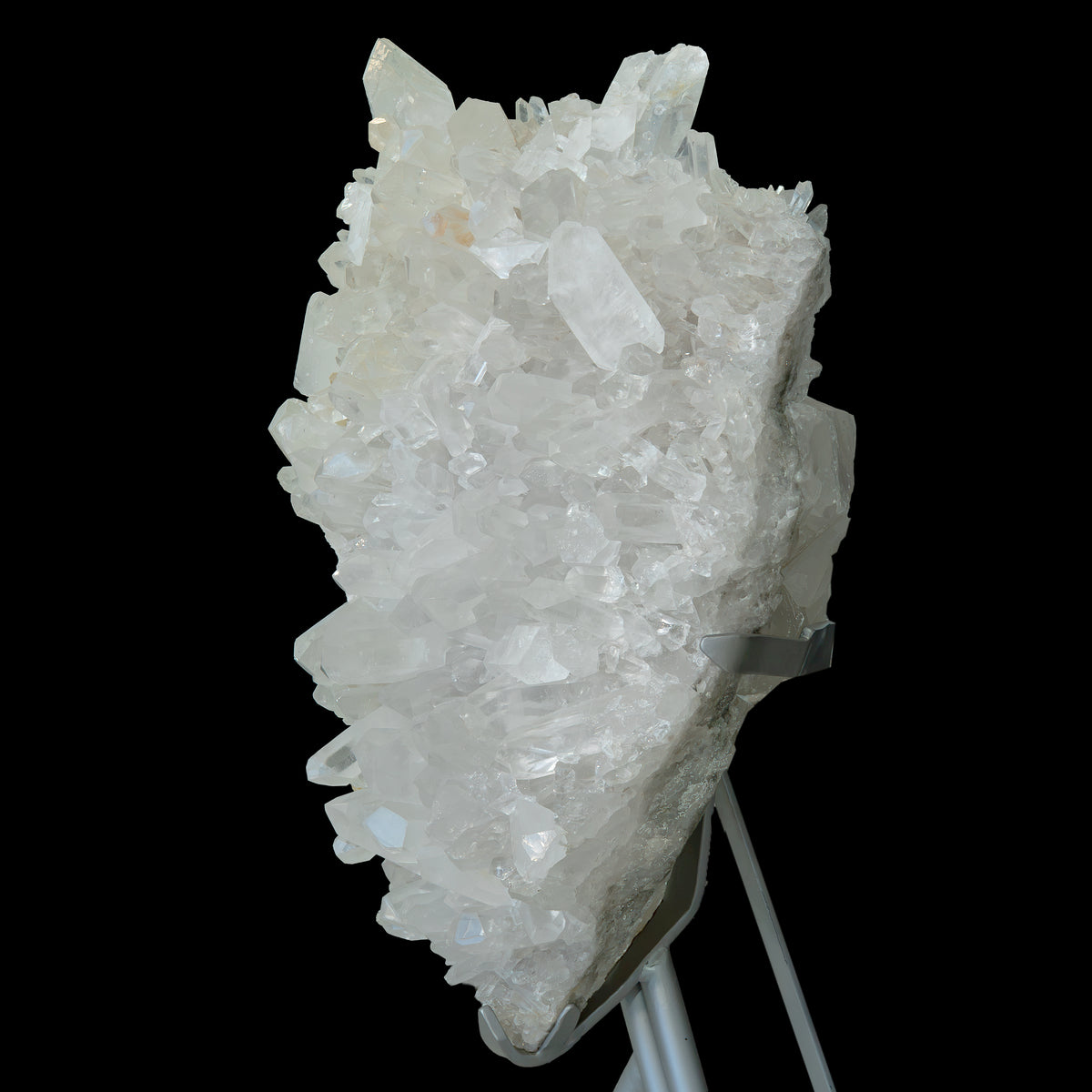 Clear Quartz Monument on Custom Iron Base - 170cm | 298kg