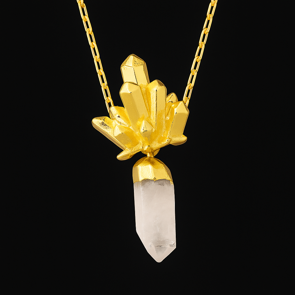 Crystal ended Necklace #2048.1