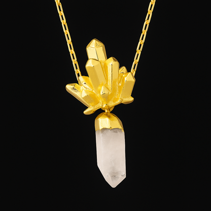 Crystal ended Necklace #2048.1