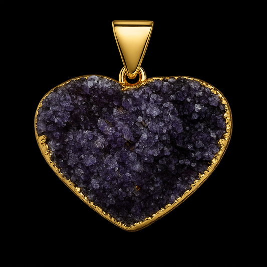 (Large) Amethyst Heart Druse #79.1
