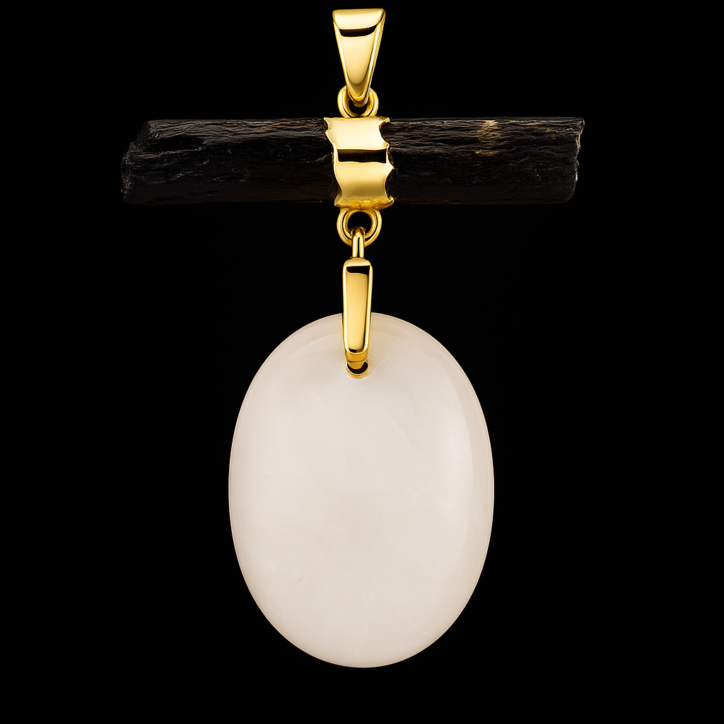 Tourmaline with Crystal Pendant #103.1