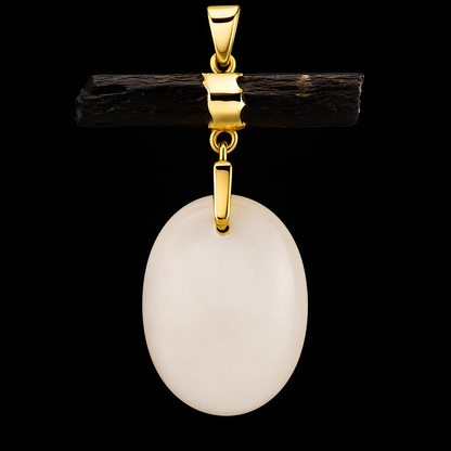 Tourmaline with Crystal Pendant #103.1