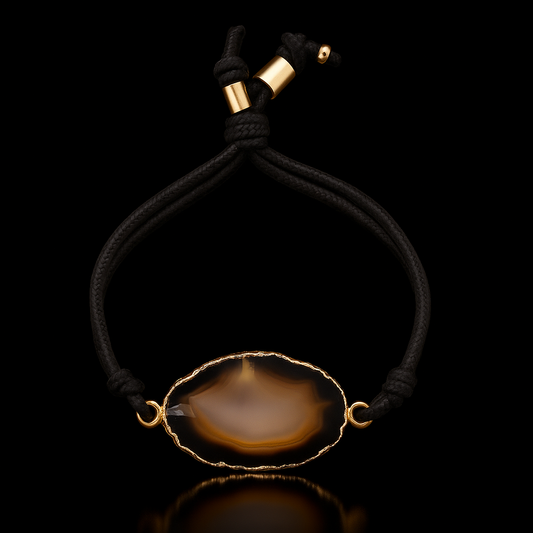 Agate Slice Bracelet # 1030.1