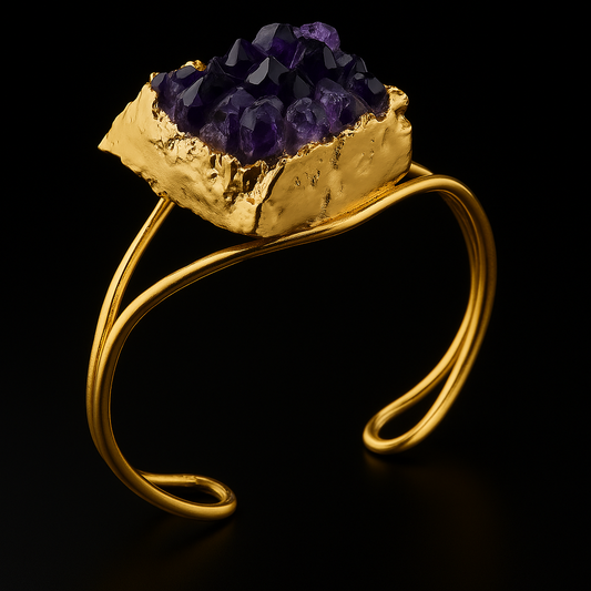 Amethyst druse Bracelet #1015.1