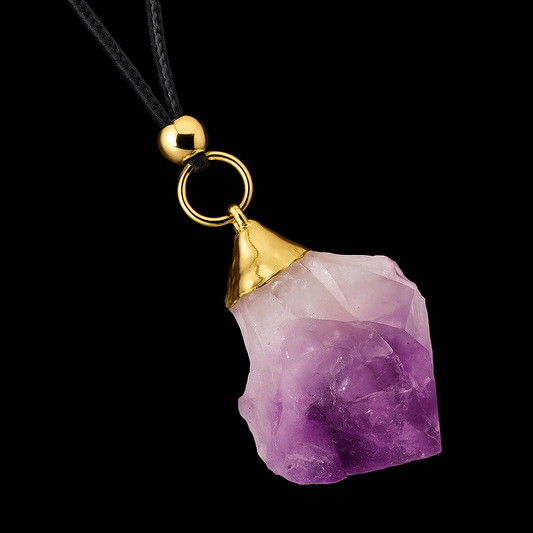 Rough Crystal end Necklace #2040.1