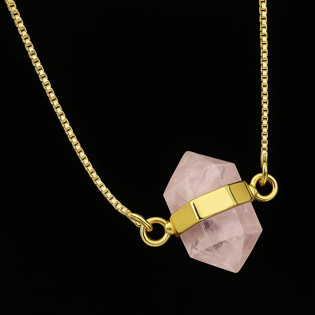 double terminated Crystal Necklace #2030.1