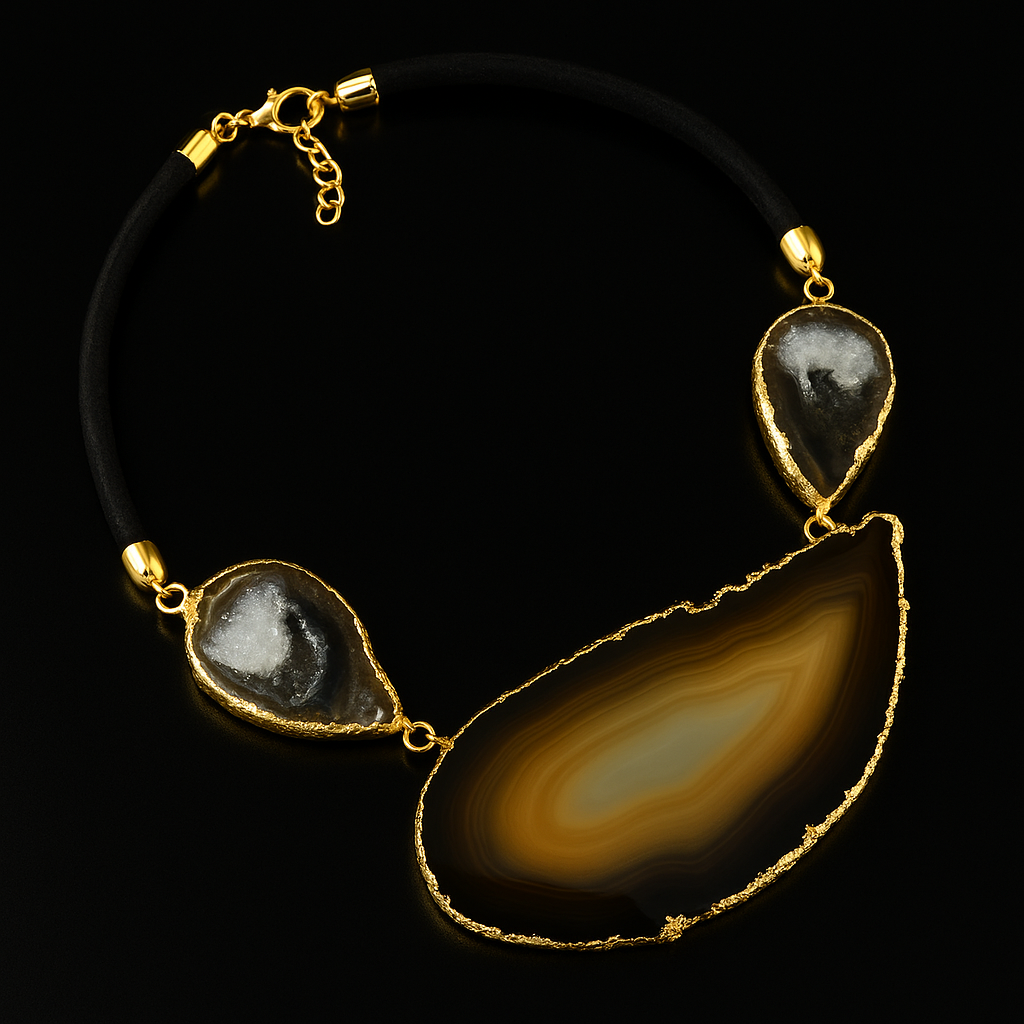 Natural Geode with Agate #2008.1