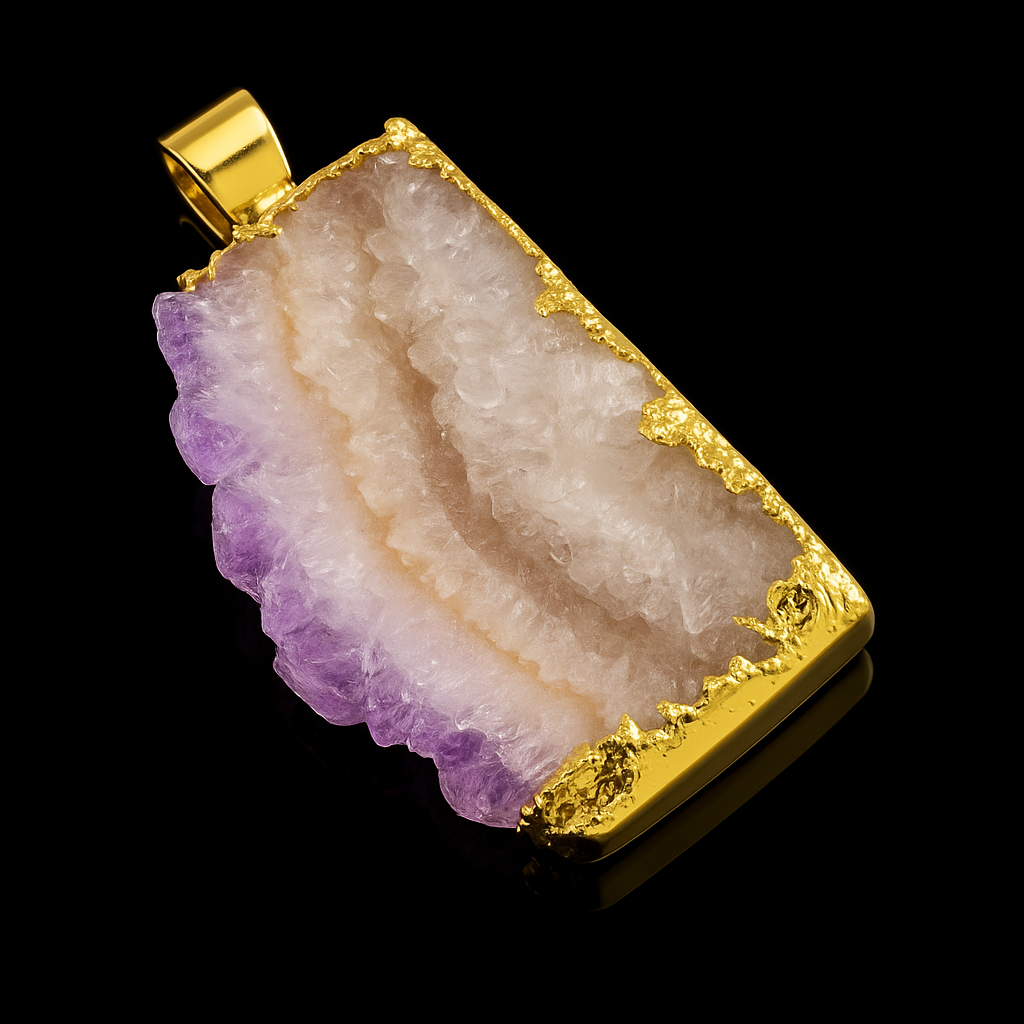 Amethyst Druse Pendant #69.1