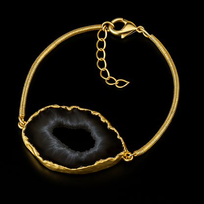 Natural Geode Bracelet #1000.1