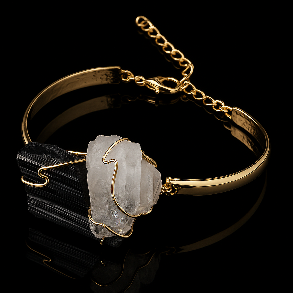 Tourmaline with Crystal Bracelet #1001.1