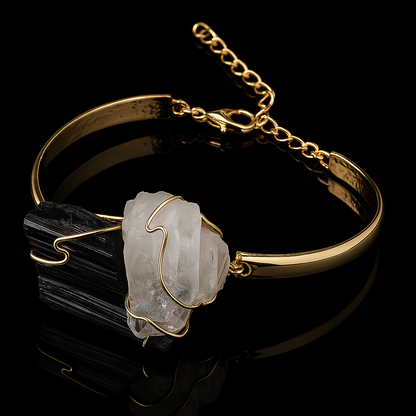 Tourmaline with Crystal Bracelet #1001.1