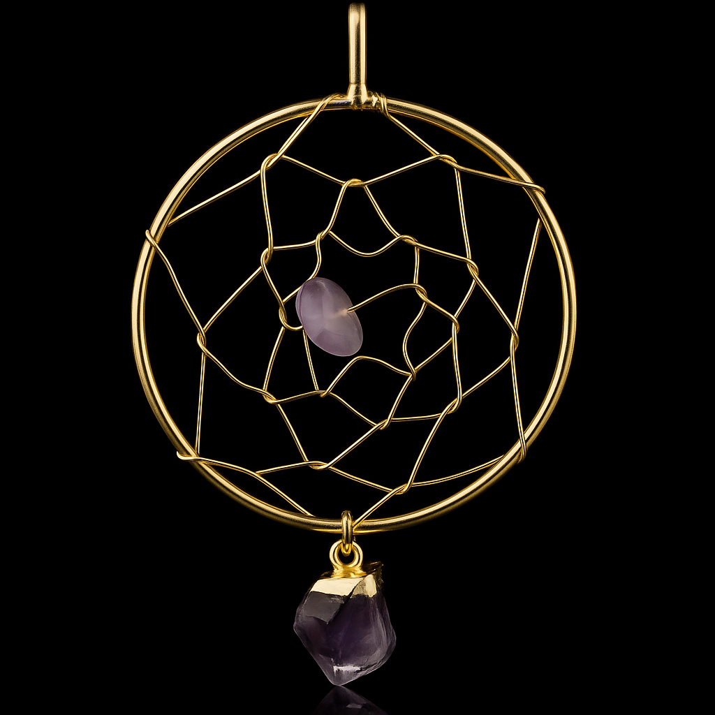 Crystal Net Pendant #130.1