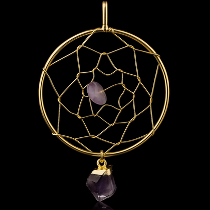 Crystal Net Pendant #130.1