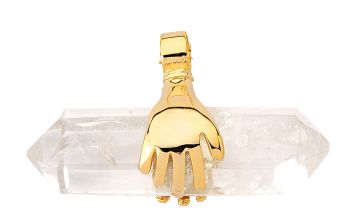 Hand - double terminated Point Pendant #71.1