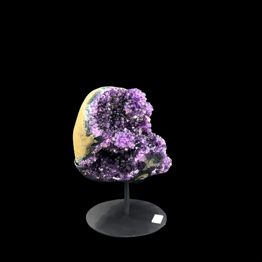 Uruguayan Amethyst Geode on Metal Base – 33cm | 11.64kg