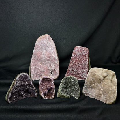 RAINBOW AMETHYST CUT BASES – WHOLESALE LOT 3.5 KG (≈ 7.7 LB)