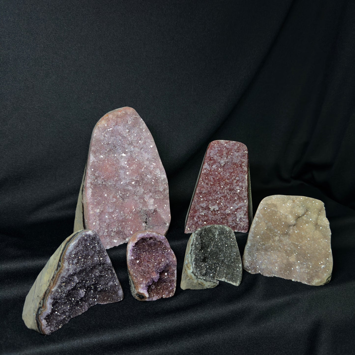 RAINBOW AMETHYST CUT BASES – WHOLESALE LOT 3.5 KG (≈ 7.7 LB)