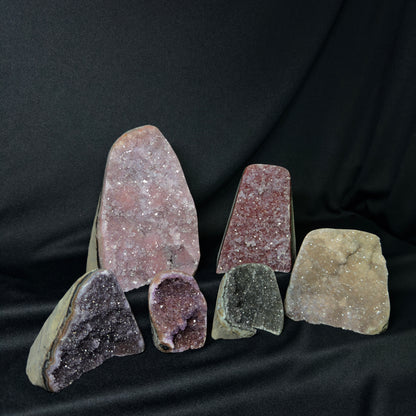 RAINBOW AMETHYST CUT BASES – WHOLESALE LOT 3.5 KG (≈ 7.7 LB)