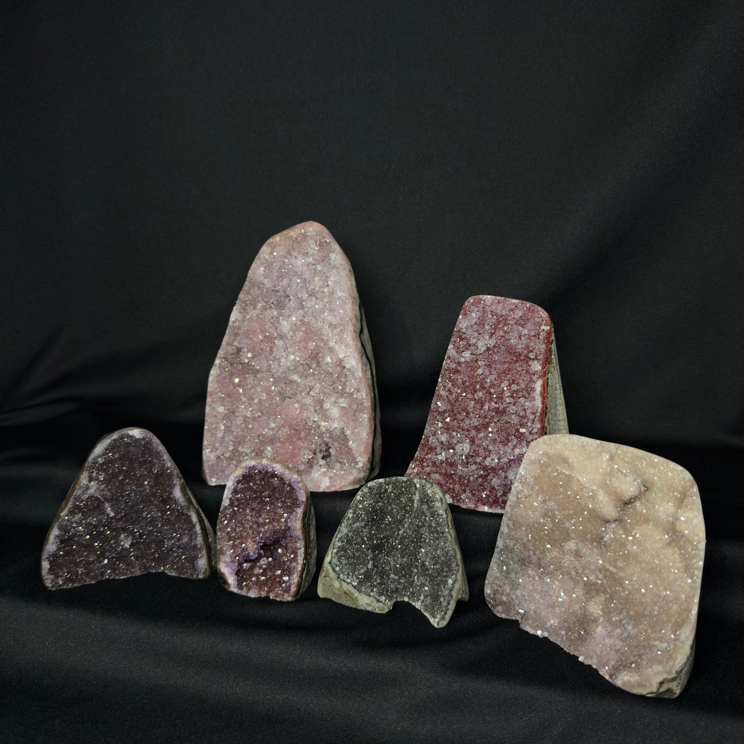 RAINBOW AMETHYST CUT BASES – WHOLESALE LOT 3.5 KG (≈ 7.7 LB)