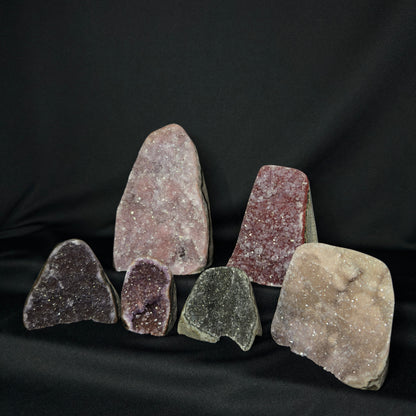 RAINBOW AMETHYST CUT BASES – WHOLESALE LOT 3.5 KG (≈ 7.7 LB)