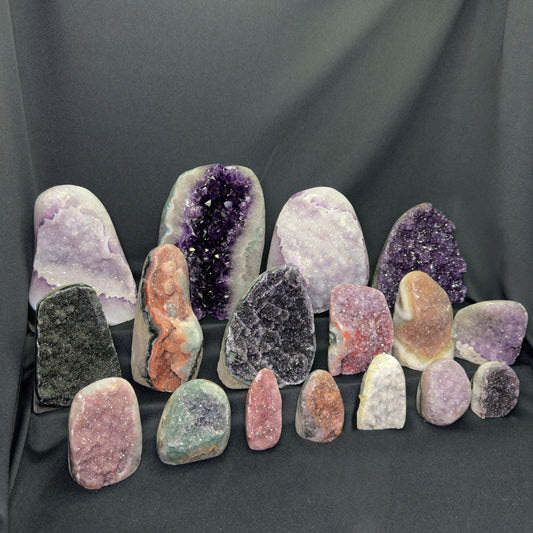 Rainbow Amethyst Cut Bases – Wholesale Lot 12.15 kg (≈ 26.8 lb)