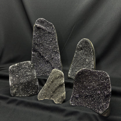 Black Amethyst Cut Bases – Wholesale Lot 5.15 kg (≈ 11.35 lb)
