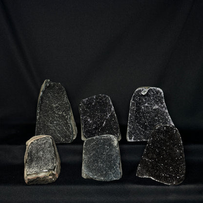 Black Amethyst Cut Bases – Wholesale Lot 4.05 kg (≈ 8.93 lb)