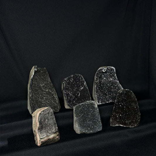 Black Amethyst Cut Bases – Wholesale Lot 4.05 kg (≈ 8.93 lb)