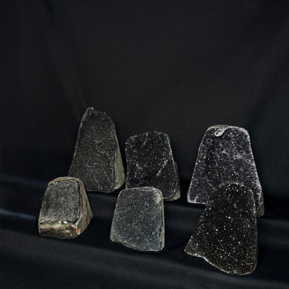 Black Amethyst Cut Bases – Wholesale Lot 4.05 kg (≈ 8.93 lb)