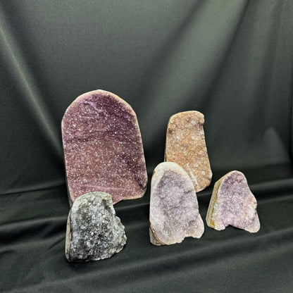Rainbow Amethyst Cut Bases – Wholesale Lot 4.4 kg (≈ 9.7 lb)