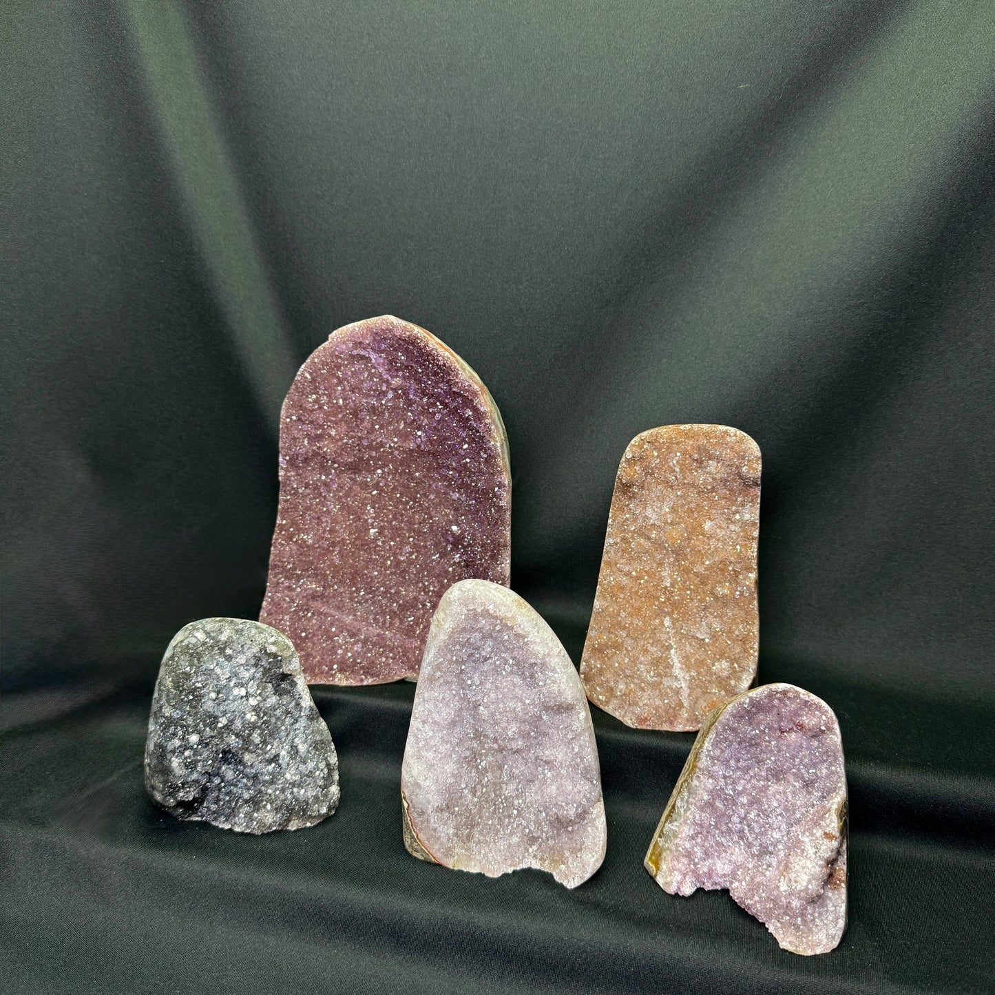 Rainbow Amethyst Cut Bases – Wholesale Lot 4.4 kg (≈ 9.7 lb)