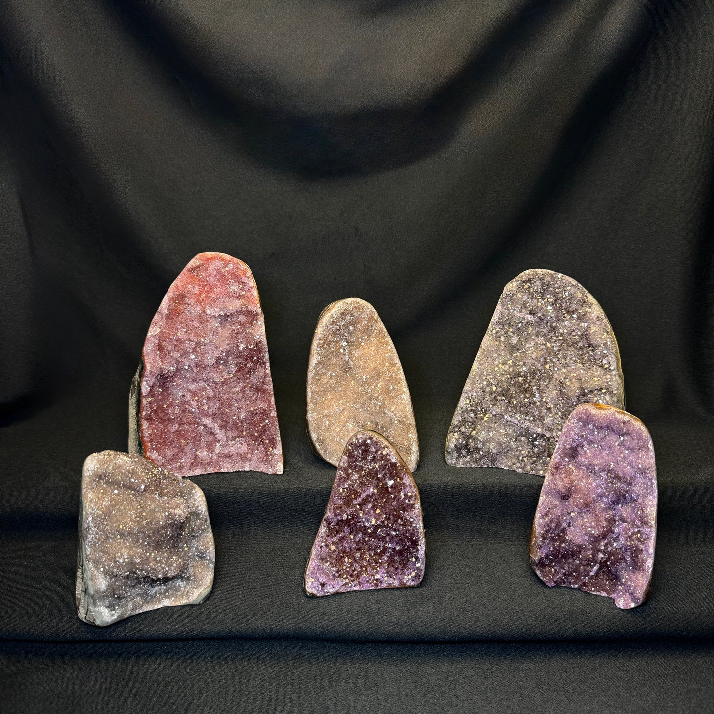 Rainbow Amethyst Cut Bases – Wholesale Lot 3.55 kg (≈ 7.82 lb)