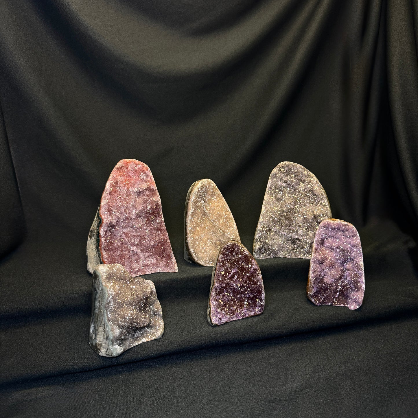 Rainbow Amethyst Cut Bases – Wholesale Lot 3.55 kg (≈ 7.82 lb)