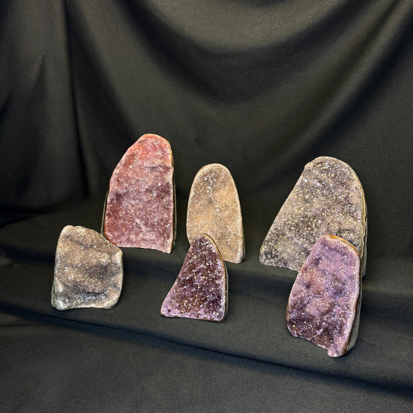 Rainbow Amethyst Cut Bases – Wholesale Lot 3.55 kg (≈ 7.82 lb)