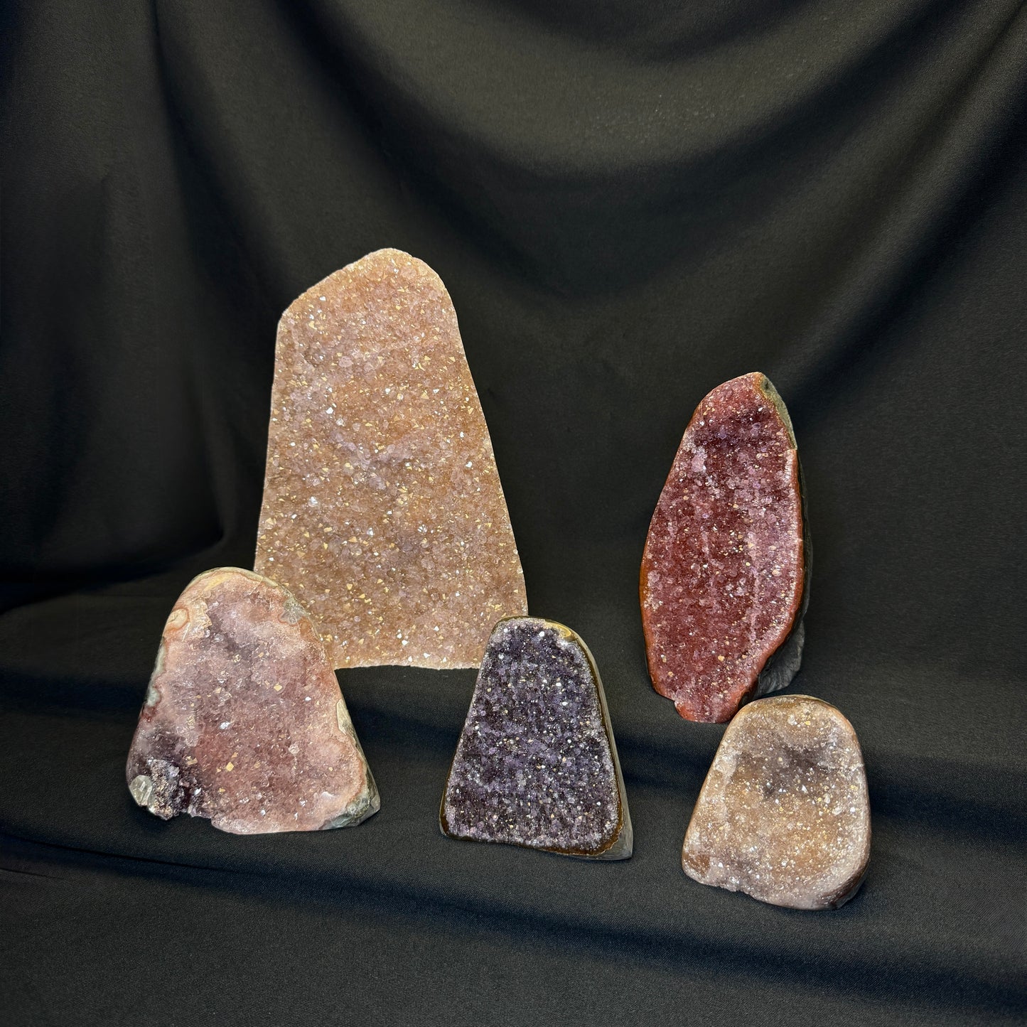 Rainbow Amethyst Cut Bases – Wholesale Lot 4.45 kg (≈ 9.81 lb)